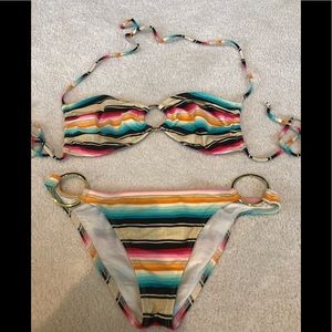 Luli Fama gold ring bikini